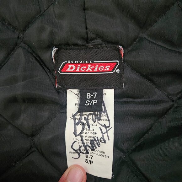 Dickies Kids Camo Insulated Overalls Green Brown Workwear – Boys 6-7 - Picture 7 of 11